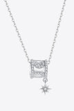 Rely On Fate Cubic Zirconia Pendant Necklace - Flyclothing LLC