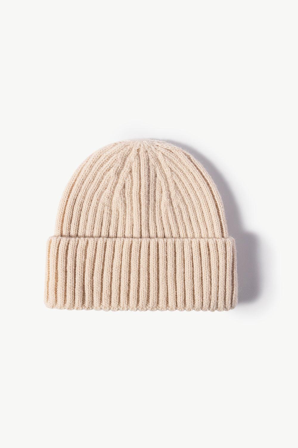 Rib-Knit Cuff Beanie - Flyclothing LLC