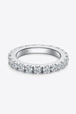 2.3 Carat Moissanite 925 Sterling Silver Eternity Ring - Flyclothing LLC