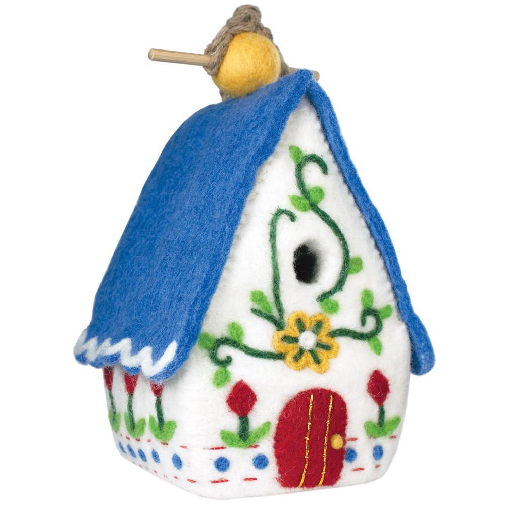 Felt Heidi Chalet Birdhouse - Wild Woolies - Flyclothing LLC