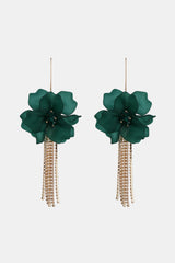 Flower Shape Acrylic Dangle Earrigs - Flyclothing LLC