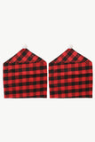 2-Pack Christmas Plaid Chair Covers - Flyclothing LLC