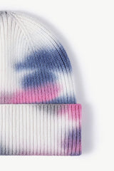 Tie-Dye Cuffed Knit Beanie - Flyclothing LLC