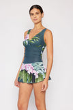 Marina West Swim Full Size Clear Waters Swim Dress in Aloha Forest - Flyclothing LLC