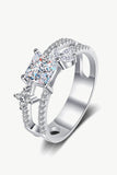 Moissanite Double Layered Ring - Flyclothing LLC