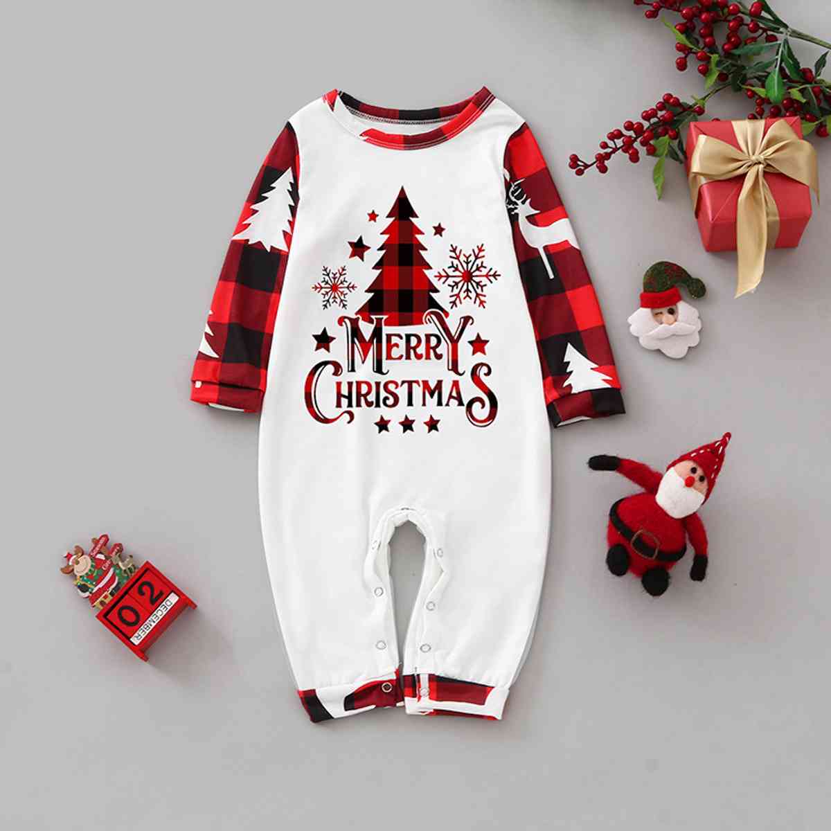 MERRY CHRISTMAS Graphic Jumpsuit - Flyclothing LLC