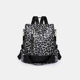 Leopard PU Leather Backpack Bag - Flyclothing LLC