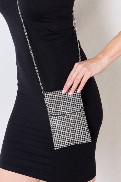 Forever Link Rhinestone Mini Crossbody Bag - Flyclothing LLC