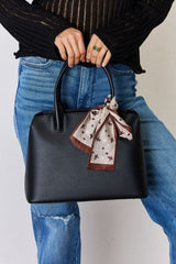 David Jones PU Leather Handbag - Trendsi