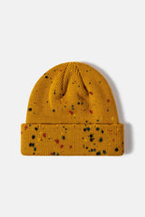 Confetti Rib-Knit Cuff Beanie - Flyclothing LLC