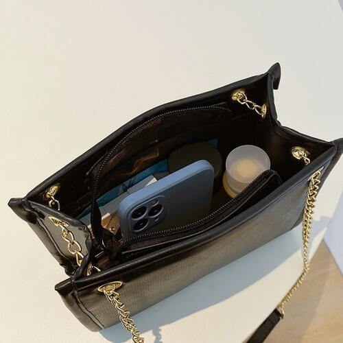 PU Leather Crossbody Bag - Trendsi