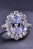 8 Carat Oval Moissanite Ring - Flyclothing LLC