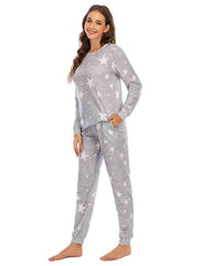 Star Top and Pants Lounge Set - Flyclothing LLC