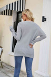 Twisted Round Neck Sweater - Flyclothing LLC