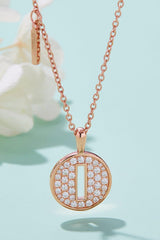 Moissanite A to J Pendant Necklace - Flyclothing LLC