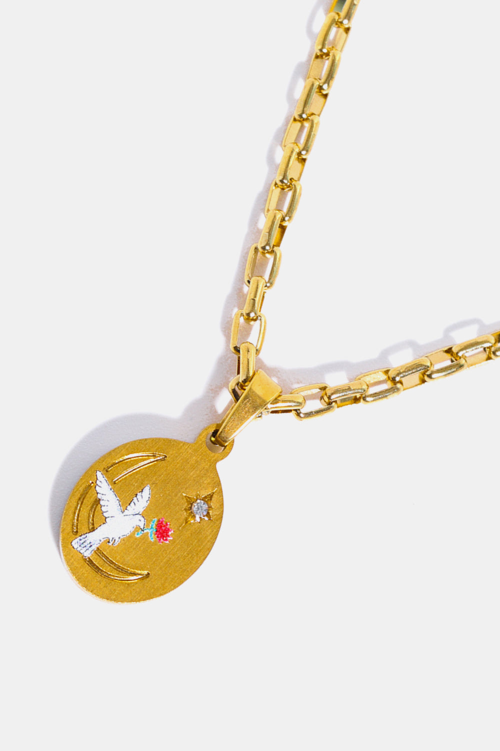 Stainless Steel 18K Gold-Plated Necklace - Flyclothing LLC