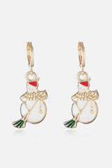 Christmas Theme Alloy Earrings - Trendsi