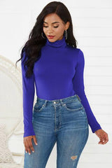 Turtleneck Long Sleeve Bodysuit - Flyclothing LLC