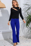 High Waist Long Flare Pants - Flyclothing LLC