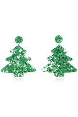 Christmas Tree Acrylic Earrings - Trendsi