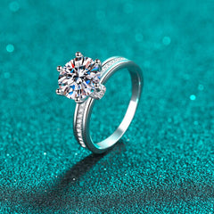 3 Carat Moissanite 925 Sterling Silver Ring - Flyclothing LLC