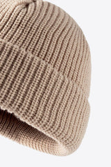 Calling For Winter Rib-Knit Beanie - Trendsi