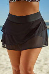 Full Size Layered Swim Skirt - Flyclothing LLC