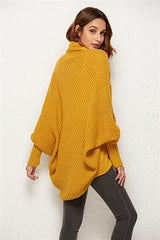 Open Front Batwing Sleeve Cardigan - Flyclothing LLC