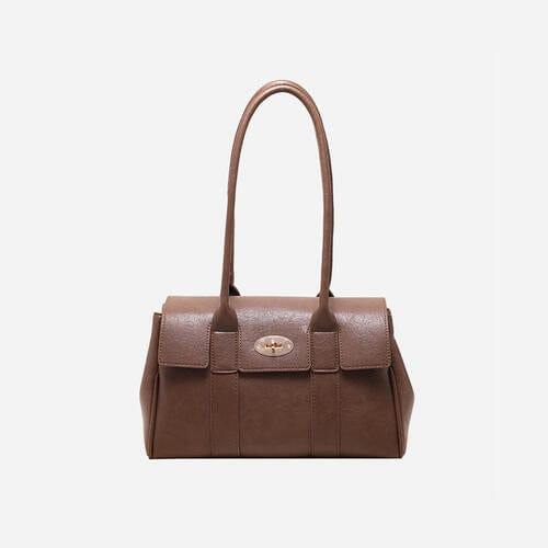 PU Leather Shoulder Bag - Trendsi