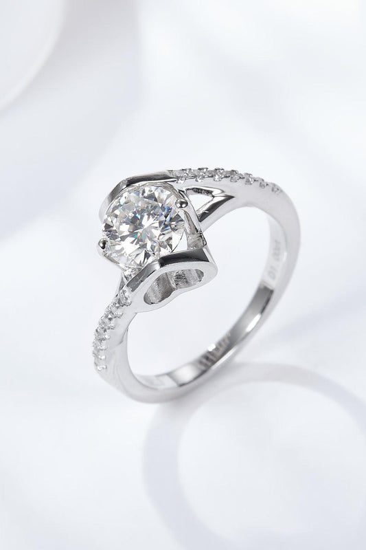 Limitless Love Platinum-Plated Moissanite Ring - Flyclothing LLC