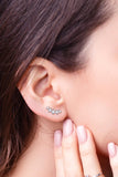 All You Need Moissanite Platinum-Plated Earrings - Flyclothing LLC