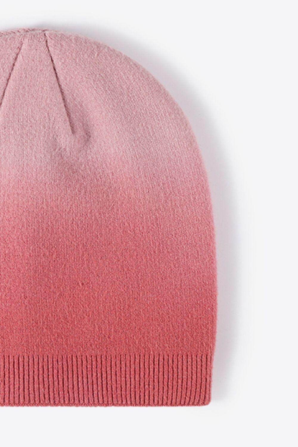 Gradient Knit Beanie - Trendsi