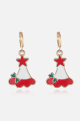 Christmas Theme Alloy Earrings - Trendsi