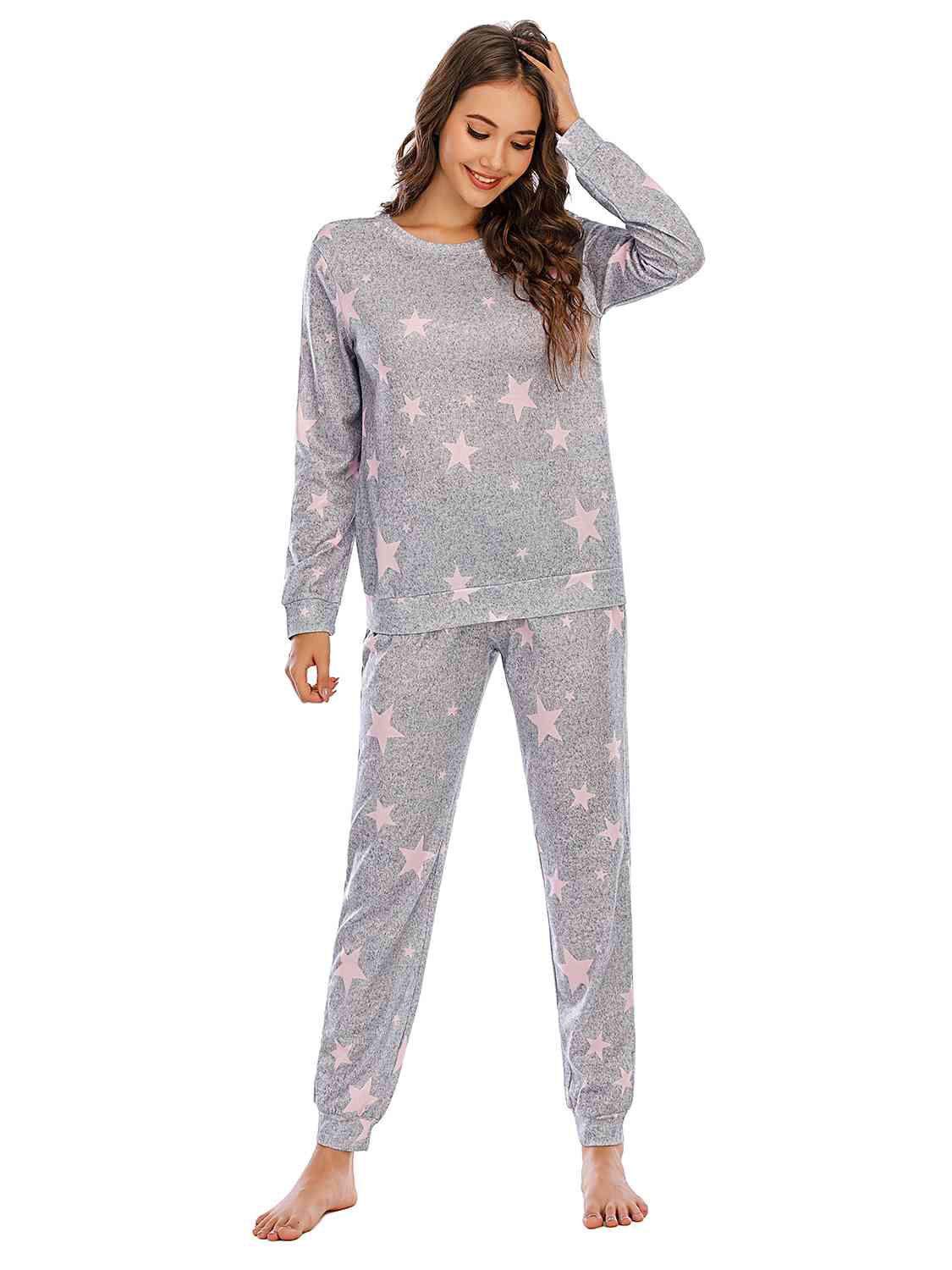 Star Top and Pants Lounge Set - Flyclothing LLC