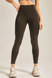 Wide Waistband Long Active Pants - Flyclothing LLC