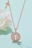 Moissanite K to T Pendant Necklace - Flyclothing LLC