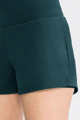 Wide Waistband Sports Shorts with Pockets - Flyclothing LLC