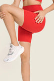 Seamless High-Rise Wide Waistband Biker Shorts - Flyclothing LLC