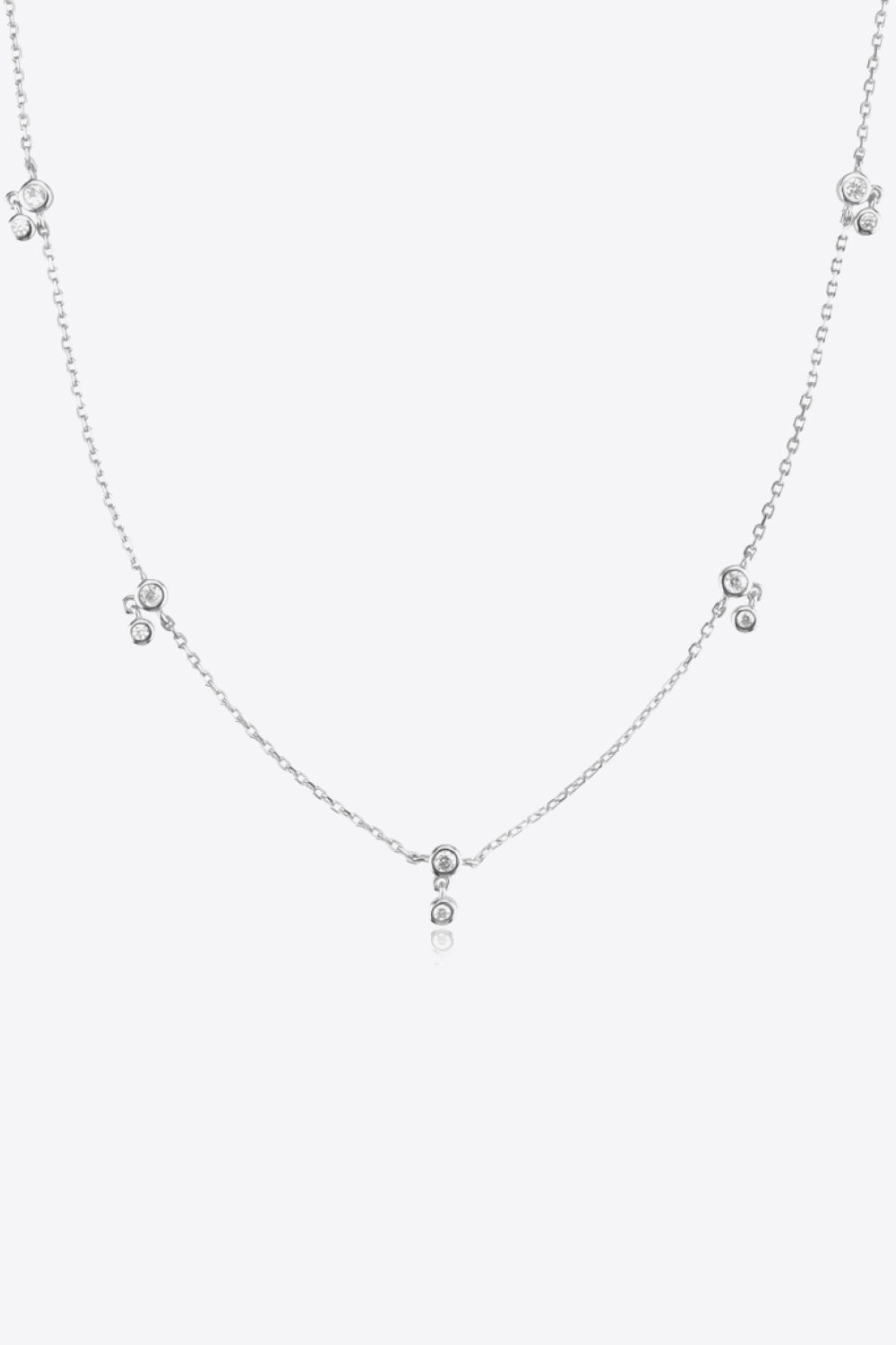 Zircon 925 Sterling Silver Necklace - Flyclothing LLC