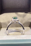 3 Carat Moissanite 18K Platinum-Plated Cluster Ring - Flyclothing LLC