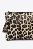 Leopard PU Leather Clutch - Trendsi