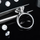 5 Carat Moissanite 925 Sterling Silver Ring - Flyclothing LLC