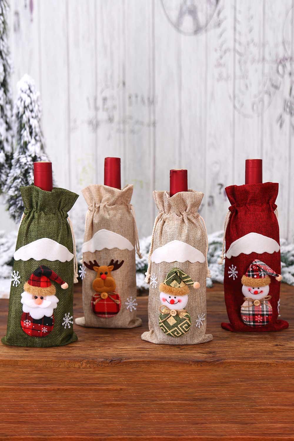 4-Pack Christmas Gnome Bottle Cover - Flyclothing LLC