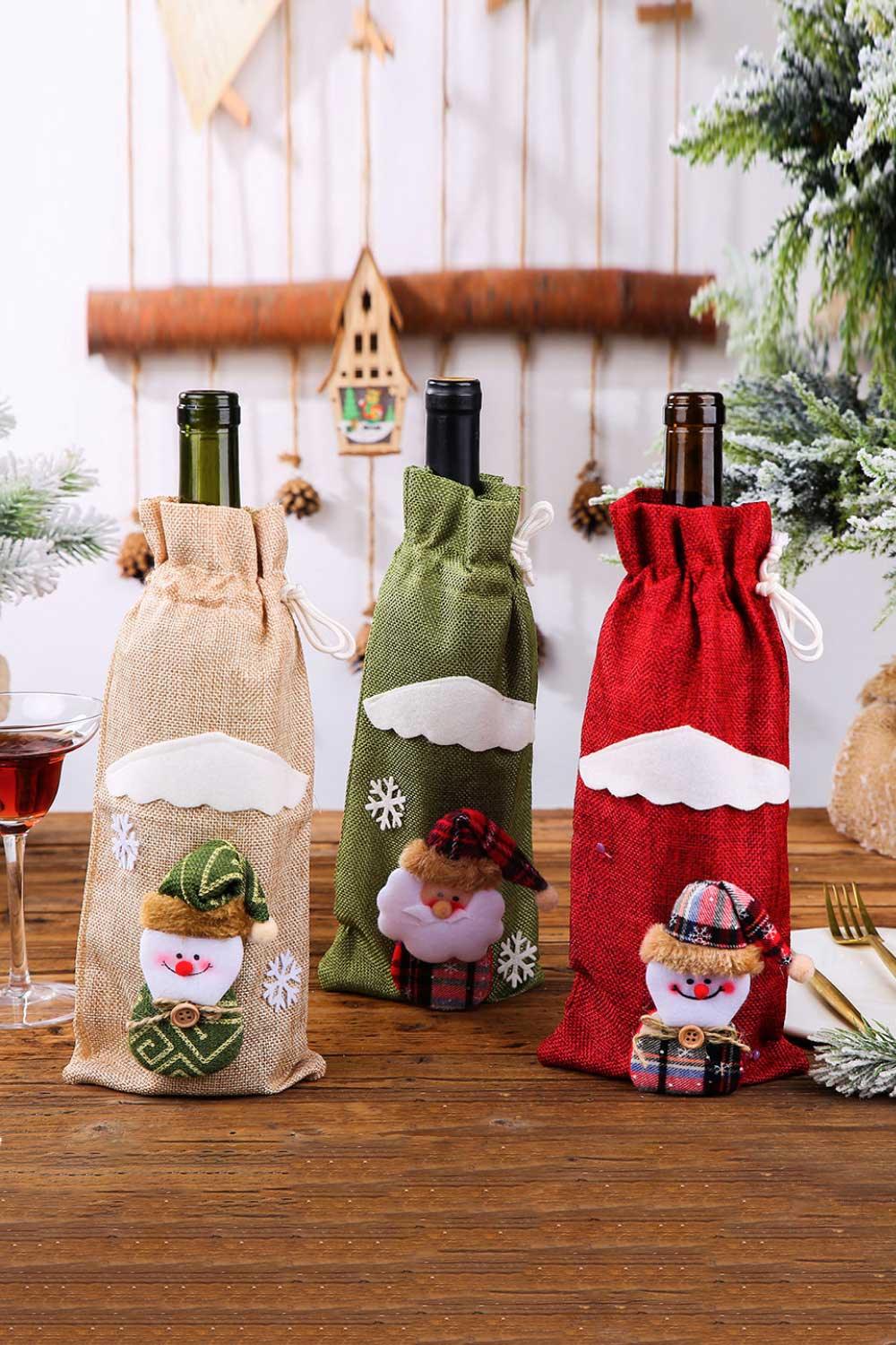 4-Pack Christmas Gnome Bottle Cover - Flyclothing LLC