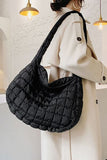 Large Quilted Shoulder Bag - Flyclothing LLC