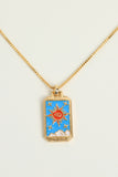 Tarot Card Pendant Copper Necklace - Flyclothing LLC