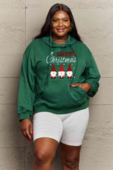 Simply Love Full Size MERRY CHRISTMAS Graphic Hoodie - Flyclothing LLC