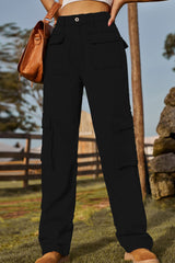 Loose Fit Long Jeans with Pockets - Flyclothing LLC