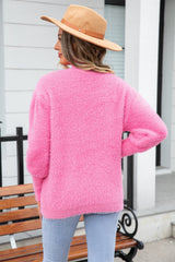 Turtle Neck Long Sleeve Pullover Sweater - Flyclothing LLC