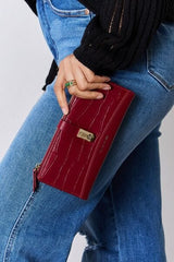 David Jones Texture PU Leather Wallet - Trendsi